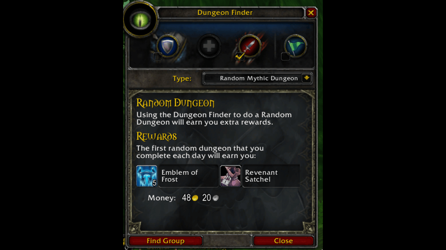 Mythic Endgame Content Feature